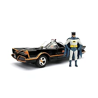 Metals Batman 1:24 1966 Classic Batmobile W/Batman&Robin Figure