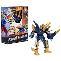 Power Rangers Dino Fury Mosa Razor Zord, Zord robot dinosaure avec système d'assemblage Zord Link