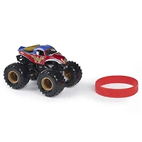 Monster Jam, Official Wonder Woman Monster Truck, Die-Cast Vehicle, Heroes and Villains Trucks Series, 1:64 Scale