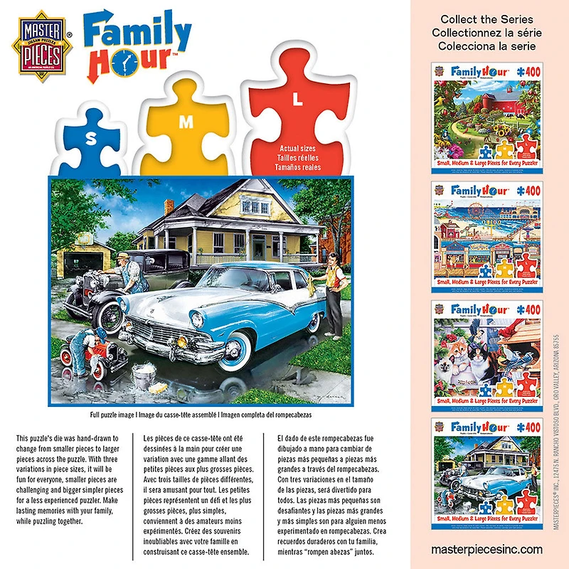 Family Hour Trois Générations Grand 400 Pièce EZGrip Casse-Tête Par Dan Hatala