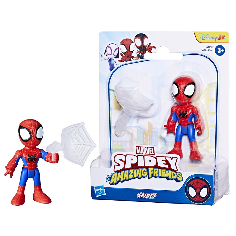 Marvel Spidey et ses Amis Extraordinaires, figurine Spidey avec accessoire