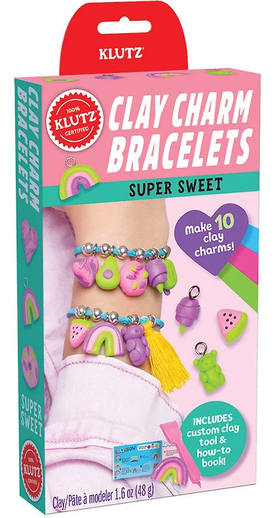 Klutz: Clay Charm Bracelets: Super Sweet - English Edition