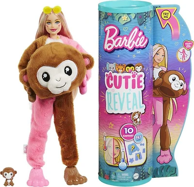 Barbie Cutie Reveal Chelsea Doll and Accessories, Jungle Series