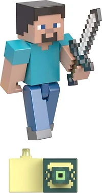 Minecraft-Figurine Steve-Figurine articulée 8 cm, jouets pour enfants