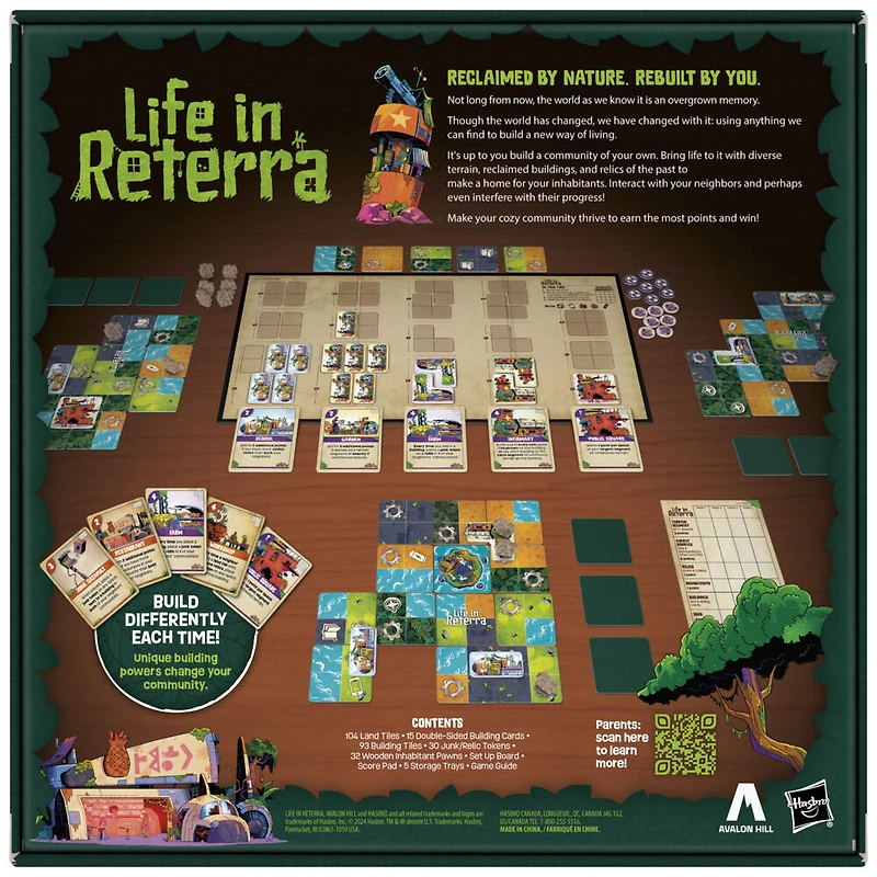 Le monde de Reterra, jeu de plateau stratégique