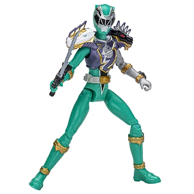 Power Rangers Dino Fury Ranger vert Armure Cosmic, figurine Power Rangers de 15 cm