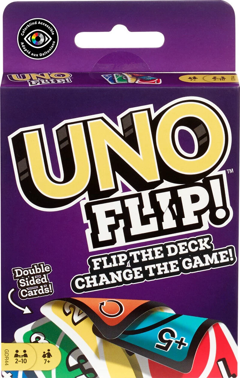 Jeu de cartes UNO Flip - Édition anglaise