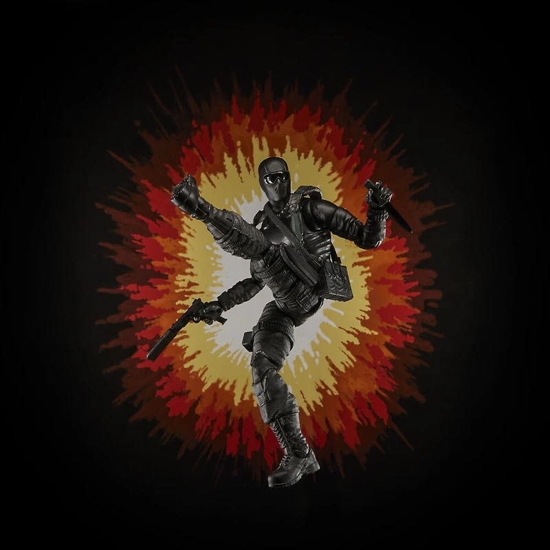 G.I. Joe Classified Series, figurine Snake Eyes de collection avec de nombreux accessoires, emballage classique