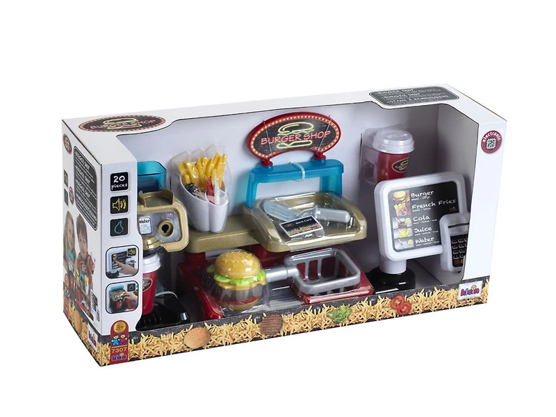 Stand à hamburgers, boîte fenêtre - Édition anglaise