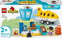 LEGO DUPLO Ma Ville La Première Fois à l'Aéroport, Jouet de Construction pour un Jeu Imaginatif 10443
