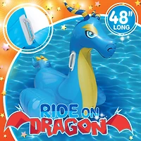 Splash Buddies - Flotteur gonflable Dragon pour piscine