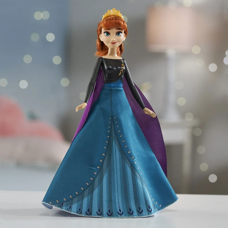Disney's Frozen 2 Anna's Queen Transformation Fashion Doll With 2 Outfits and 2 Hair Styles
