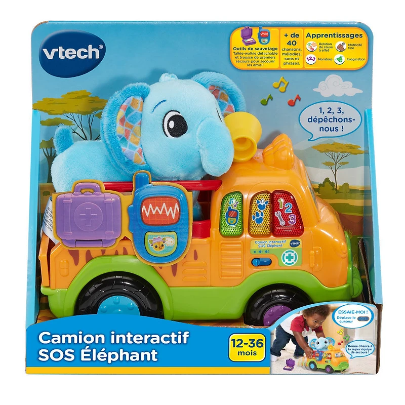 VTech Camion interactif SOS Éléphant - Édition française