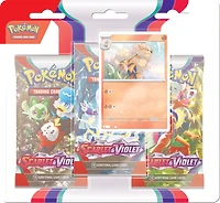 Emballage-coque 3 paquets Écarlate et Violet Pokémon - Édition anglaise