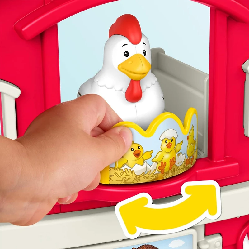 Fisher-Price Little People Les Animaux de la Ferme, multilingue