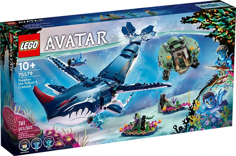 LEGO Avatar Payakan le Tulkun et le crabe 75579 Ensemble de jeu de construction (761 pièces)