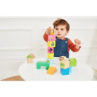 Early Learning Centre Wooden Activity Blocks - Édition anglaise - Notre exclusivité