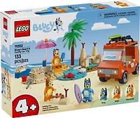 LEGO Bluey : L'Escapade à la Plage de la Famille de Bluey, Ensemble de Construction Créative pour Enfants d'Âge Préscolaire avec Véhicule 11202