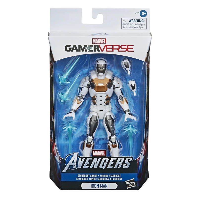 Hasbro Marvel Legends Series, Figurine articulée Marvel's Avengers Iron Man Armure Starboost de 15 cm collection Gamerverse
