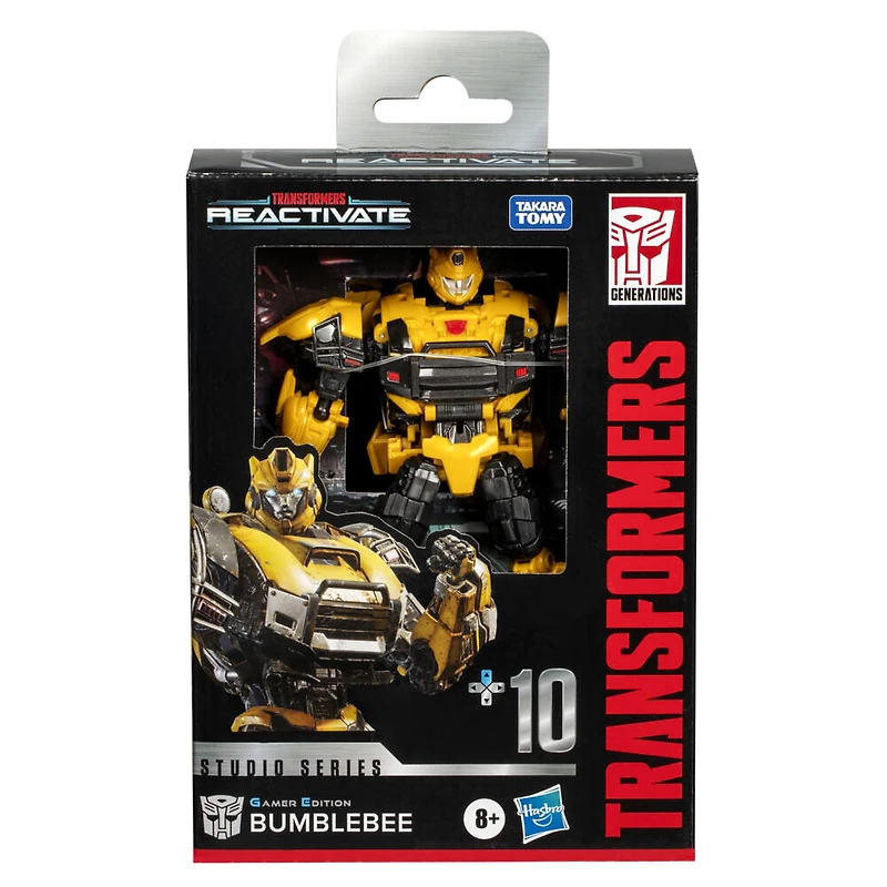 Transformers Studio Series Deluxe Class Transformers: Reactivate 10 Gamer Edition Bumblebee Action Figure