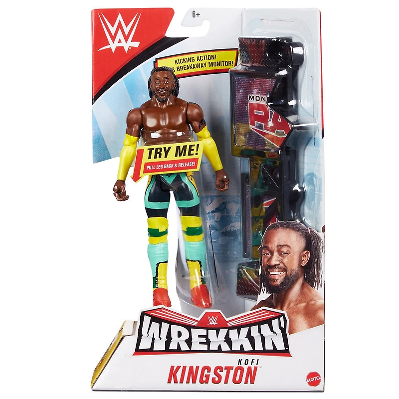 WWE Wrekkin - Figurine Kofi Kingston