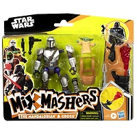 MixMashers Star Wars the Mandalorian and Grogu Custom Mix-And-Match Deluxe Action Figure Set & Accessories