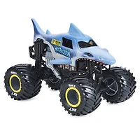 Monster Jam, monster truck officiel en métal moulé Megalodon Breaking World Records, échelle 1:24
