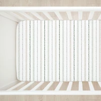 Koala Baby 2 Pack Flannel Sheet Woodland Bunny/Stripes