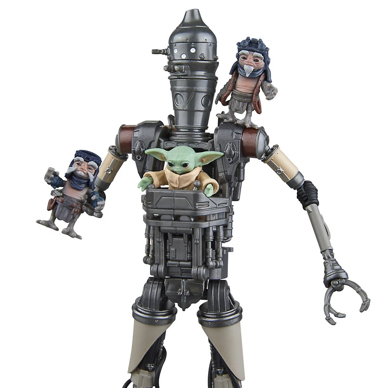 Star Wars The Black Series IG-12 & Grogu, Star Wars: The Mandalorian Deluxe Collectible 6 Inch Action Figure 2-Pack