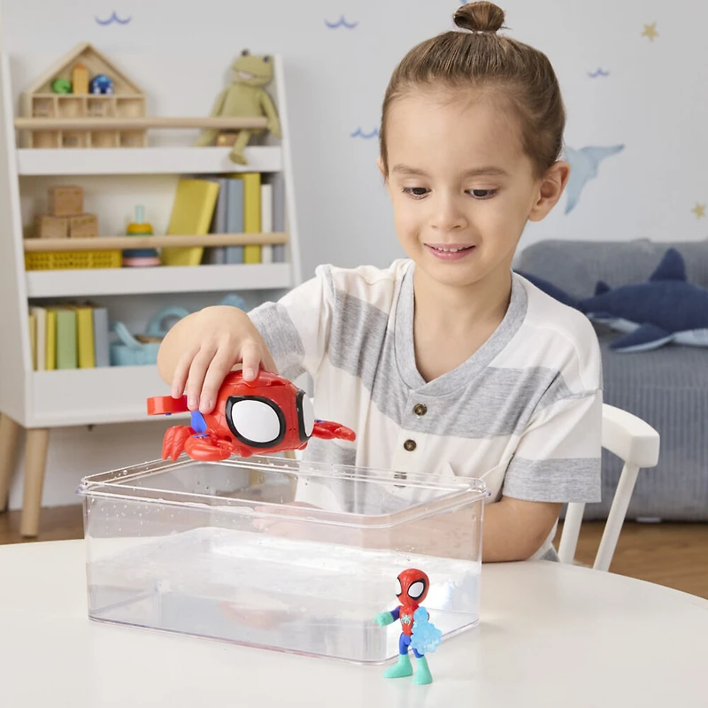 Marvel Spidey et ses Amis Extraordinaires Water-Webs Araignée de mer, sous-marin jouet