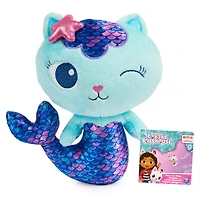 Gabby's Dollhouse, Peluche senchationnelle Marine de 20,3 cm, peluches pour enfants