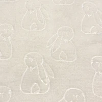 Koala Baby - Embossed Blanket Bunny White