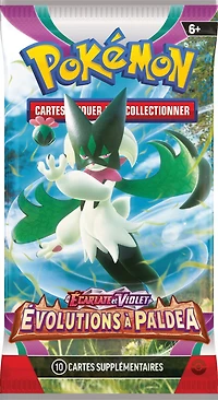 Booster Pokémon Écarlate et Violet Évolutions à Paldea en français