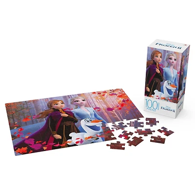 La Reine des neiges 2, Puzzle de 100 pièces dans une boîte en forme de tour