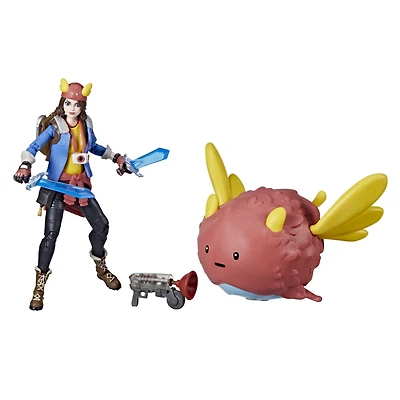 Hasbro Fortnite Victory Royale Series, pack deluxe figurines de collection articulée Skye et Ollie avec accessoires, 15 cm