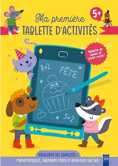 Ma Premiere Tablette D'Activités: Mathematiques Et Premiers Mots 5+