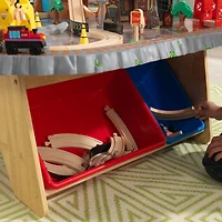 Ensemble Train et Table en bois Waterfall Junction