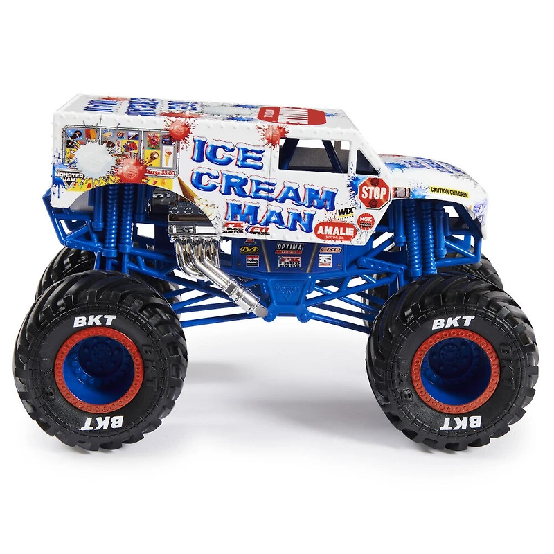 Monster Jam, Monster truck Ice Cream Man officiel, véhicule en métal moul