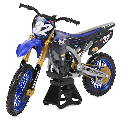 Supercross, Authentic Justin Cooper 1:10 Scale Collector Die-Cast Toy Motorcycle Replica with Display Stand