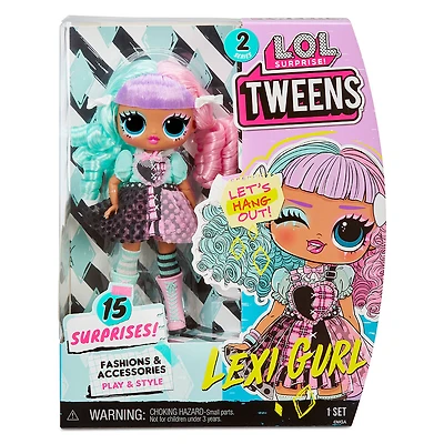 Poupée-mannequin LOL Surprise Tweens de la série 2, Lexi Gurl avec 15 surprises