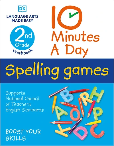 10 Minutes a Day Spelling Games, 2nd Grade - Édition anglaise