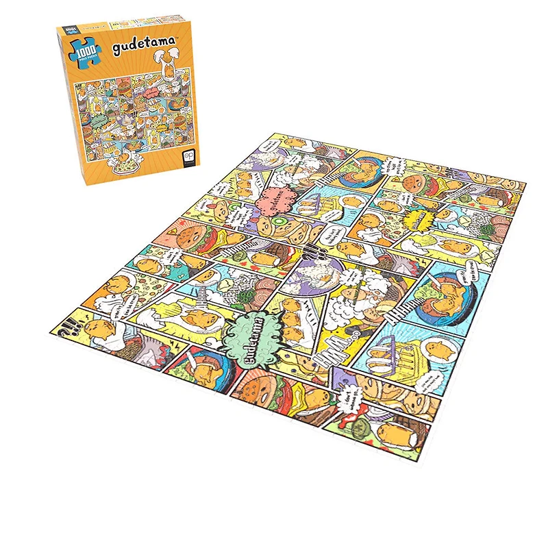 USAopoly Gudetama "Amazing Egg-Ventures" 1000 Piece Puzzle - English Edition