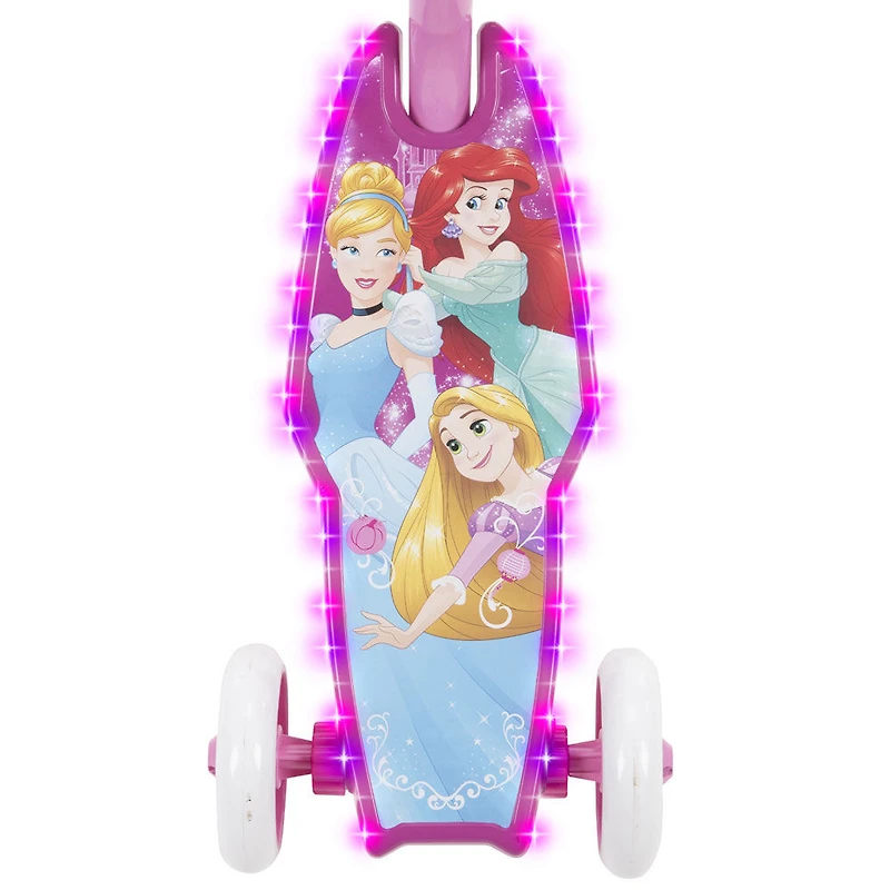 Huffy Disney Princess - Trottinette lumineuse à 3 roues - Notre exclusivité