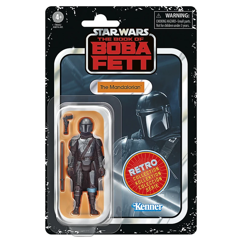 Star Wars Retro Collection, The Mandalorian, figurine de 9,5 cm, Star Wars : Le livre de Boba Fett