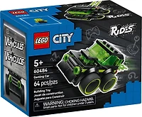 LEGO City Véhicules - La voiture de course de jeux vidéo - Ensemble de modèle de voiture - Jouet de course avec figurine de pilote - 60484