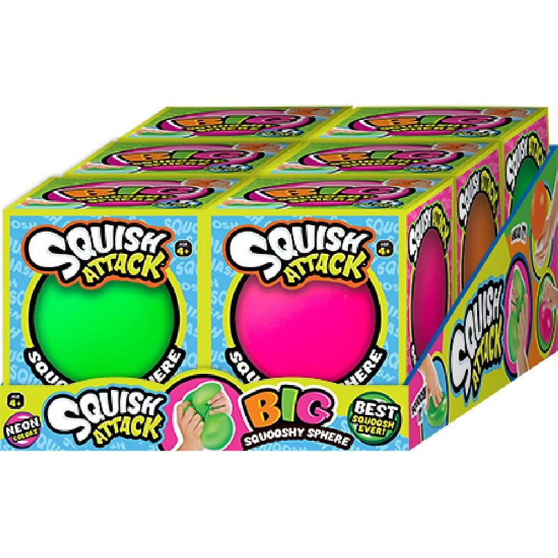 Squish Attach Big Squooshy Sphere - Édition anglaise - L'assortiment peut varier