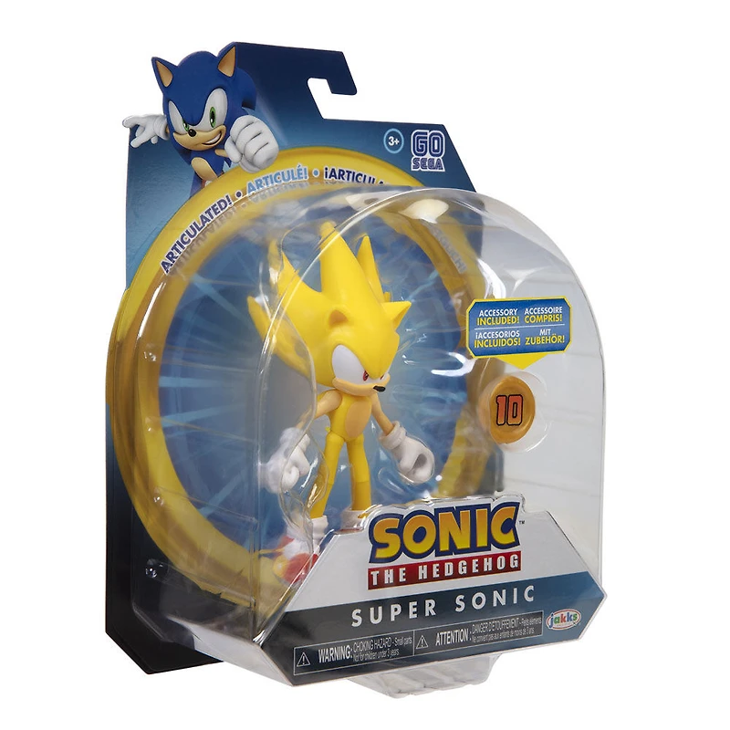  Figurine Sonic de 4 pouces - Docteur Eggman avec Poste de contrôle