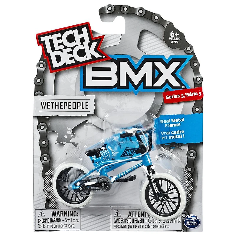 Tech Deck - Finger BMX - WeThePeople - Blanc/Bleu - Série 5