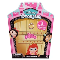 Disney Doorables Glitter et Gold Princess Collection Peek, Inclut 8 Mini Figurines Exclusive, Les Styles Peuvent Varier