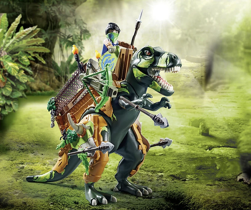 Playmobil - Tyrannosaure et soldat